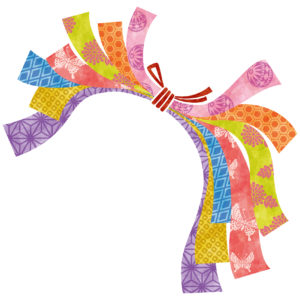 熨斗柄の着物は通年に着よう